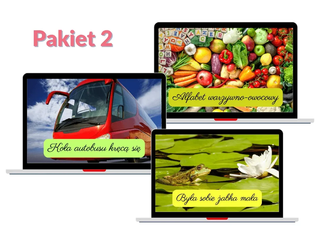Kurs online: JĘZYK POLSKI DLA PRZEDSZKOLAKÓW - PAKIET 2