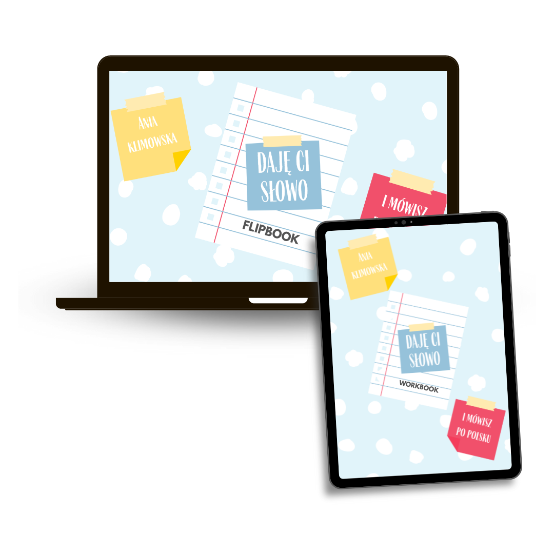 Daję Ci słowo i mówisz po polsku - flipbook i workbook